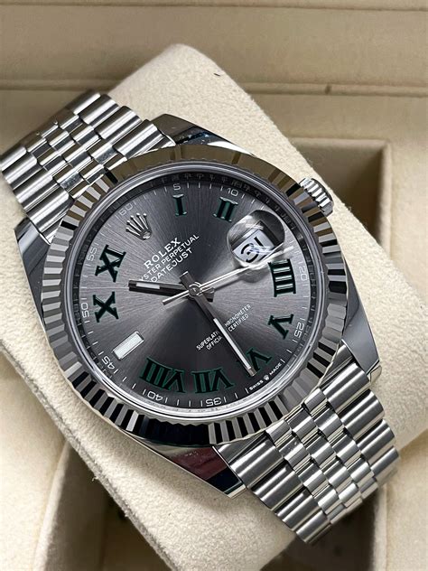 rolex datejust 41 grey dial men's watch 126334|rolex datejust 41 retail price.